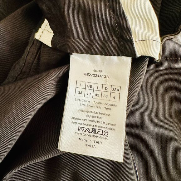 AUTHENTIC CHRISTIAN DIOR BLACK AND WHITE STRIPED EVENING JACKET MADE IN ITALY - Picture 7 of 7